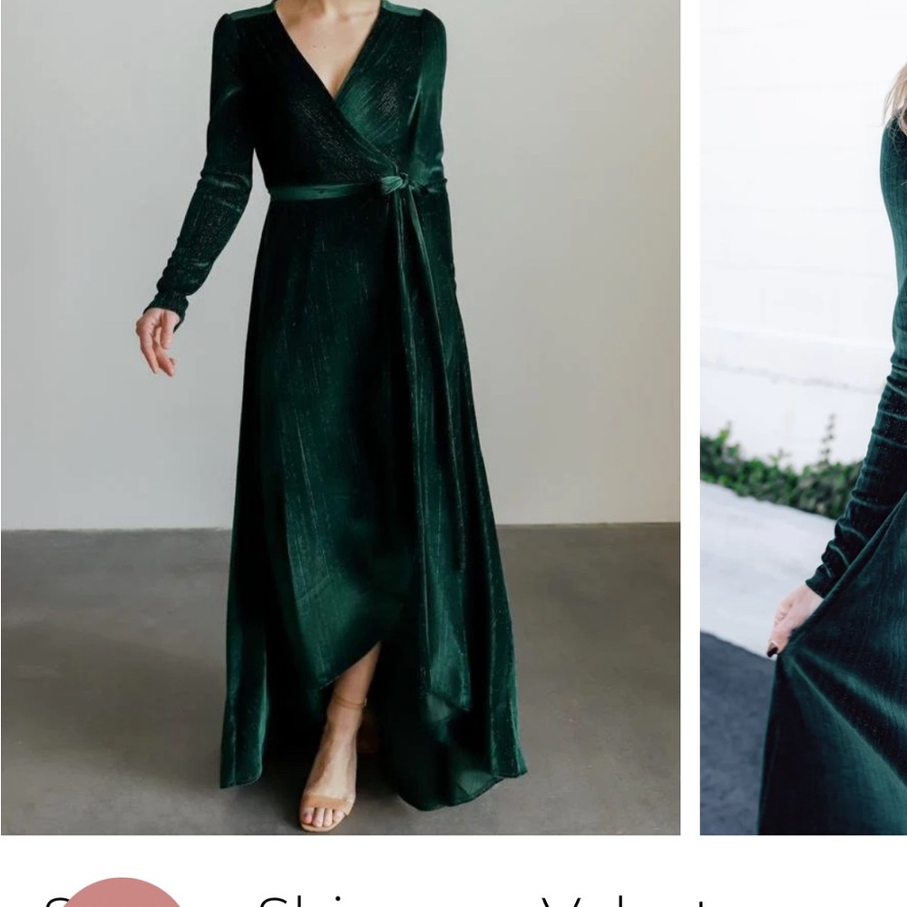 Baltic Borne Velvet Wrap Dress